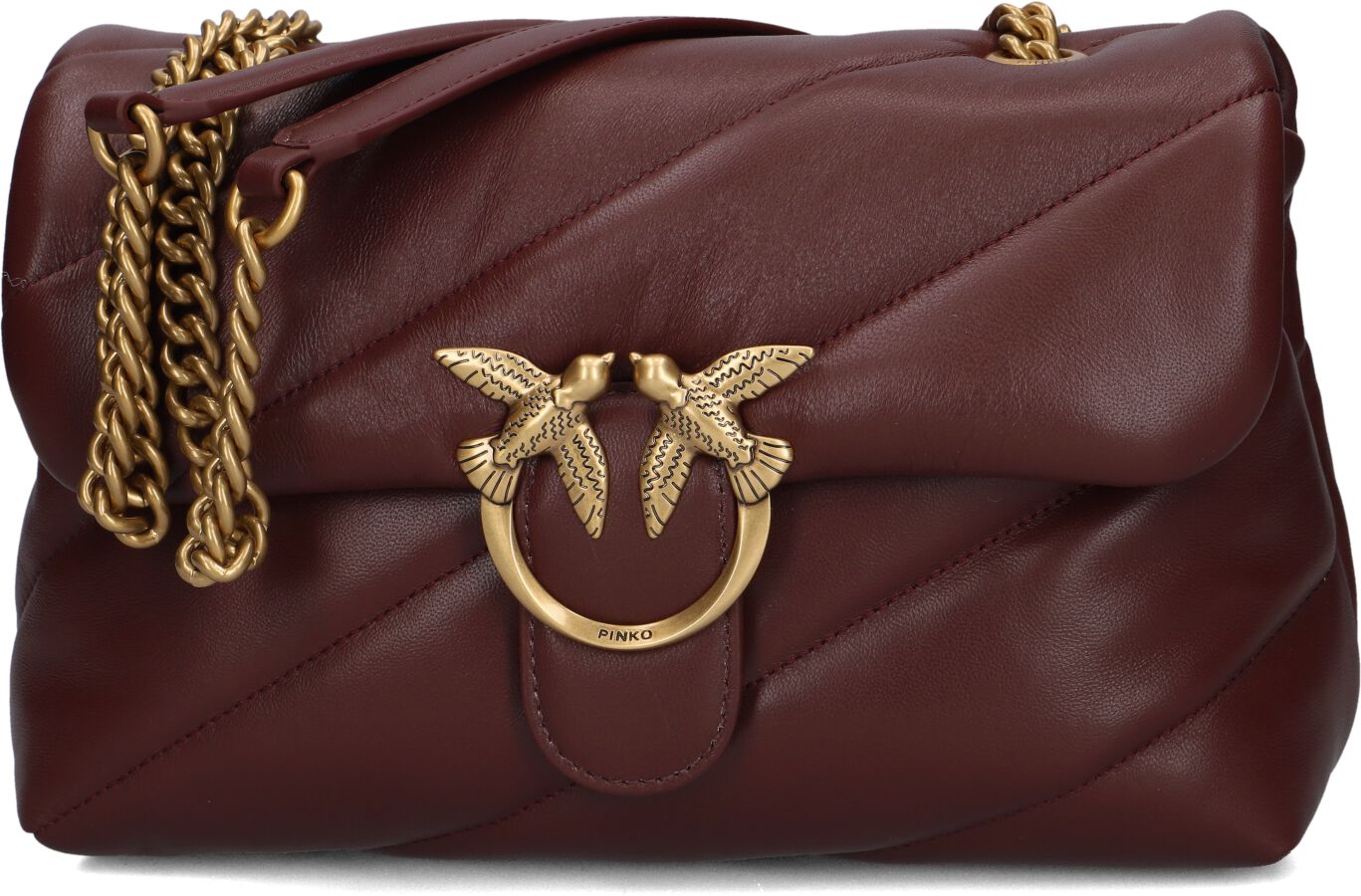 Pinko Schoudertas
Dames Love Puff Classic, Materiaal: Leer, Kleur: Bordeaux afbeelding