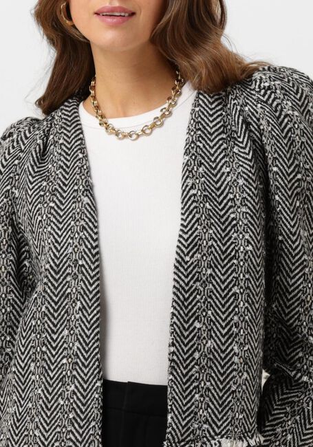Zwarte CO'COUTURE Jack ALVIE BOUCLE JACKET - large