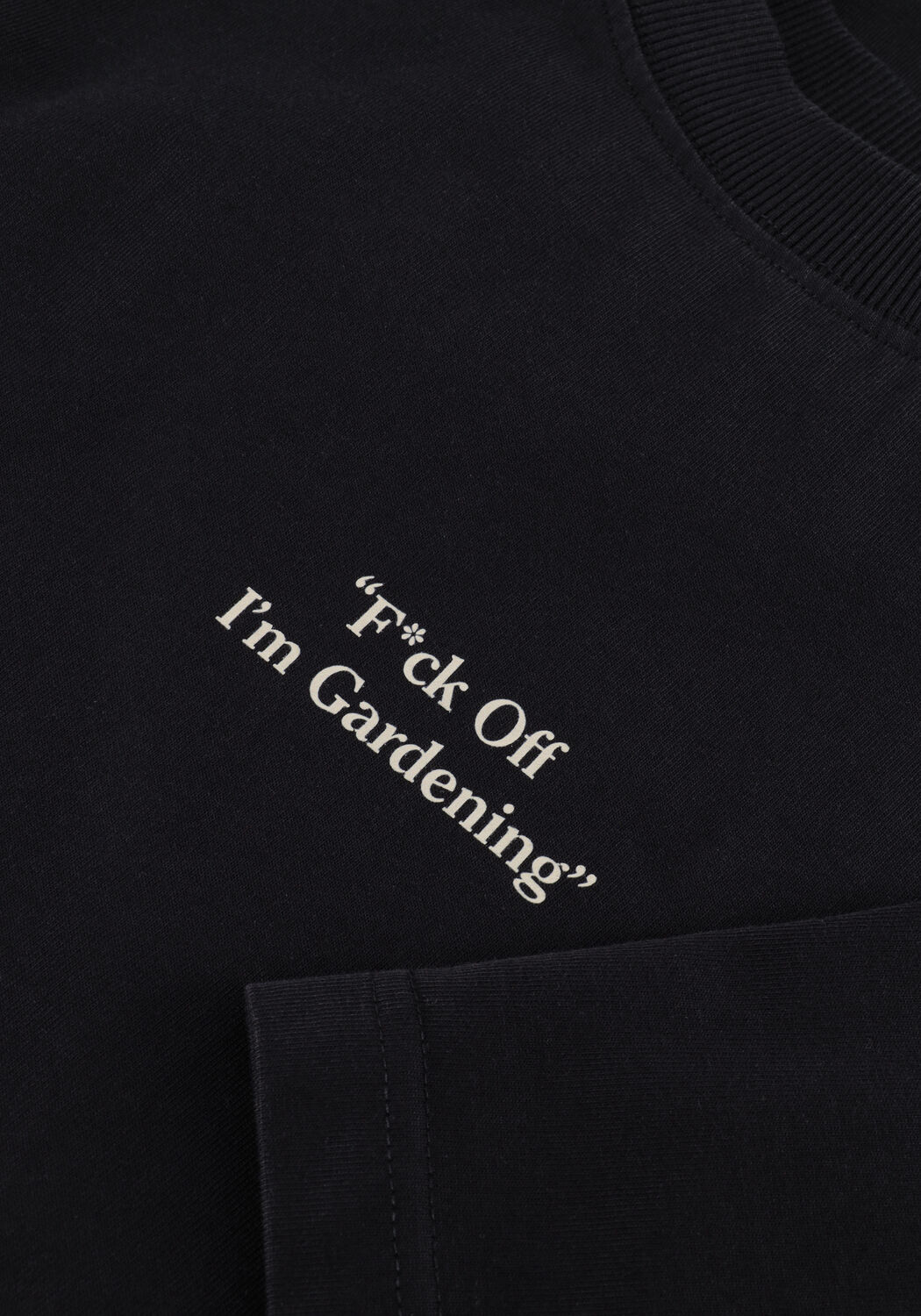 Zwarte BRAM'S FRUIT T-shirt F*CK OFF I'M GARDENING RAGLAN T-SHIRT - large