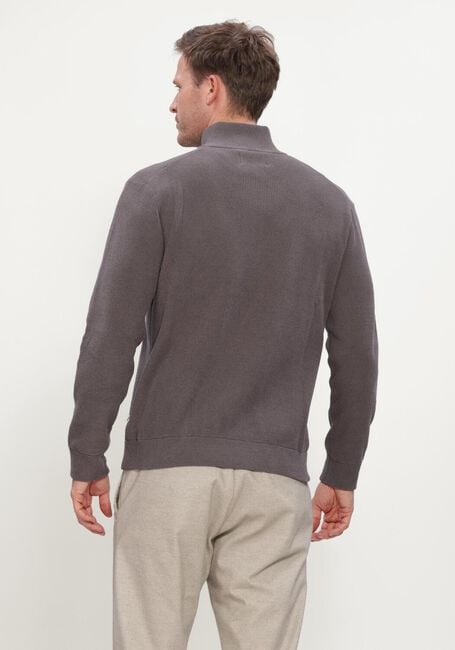 Grijze NN.07 Trui DANNY HALF ZIP 6429 - large