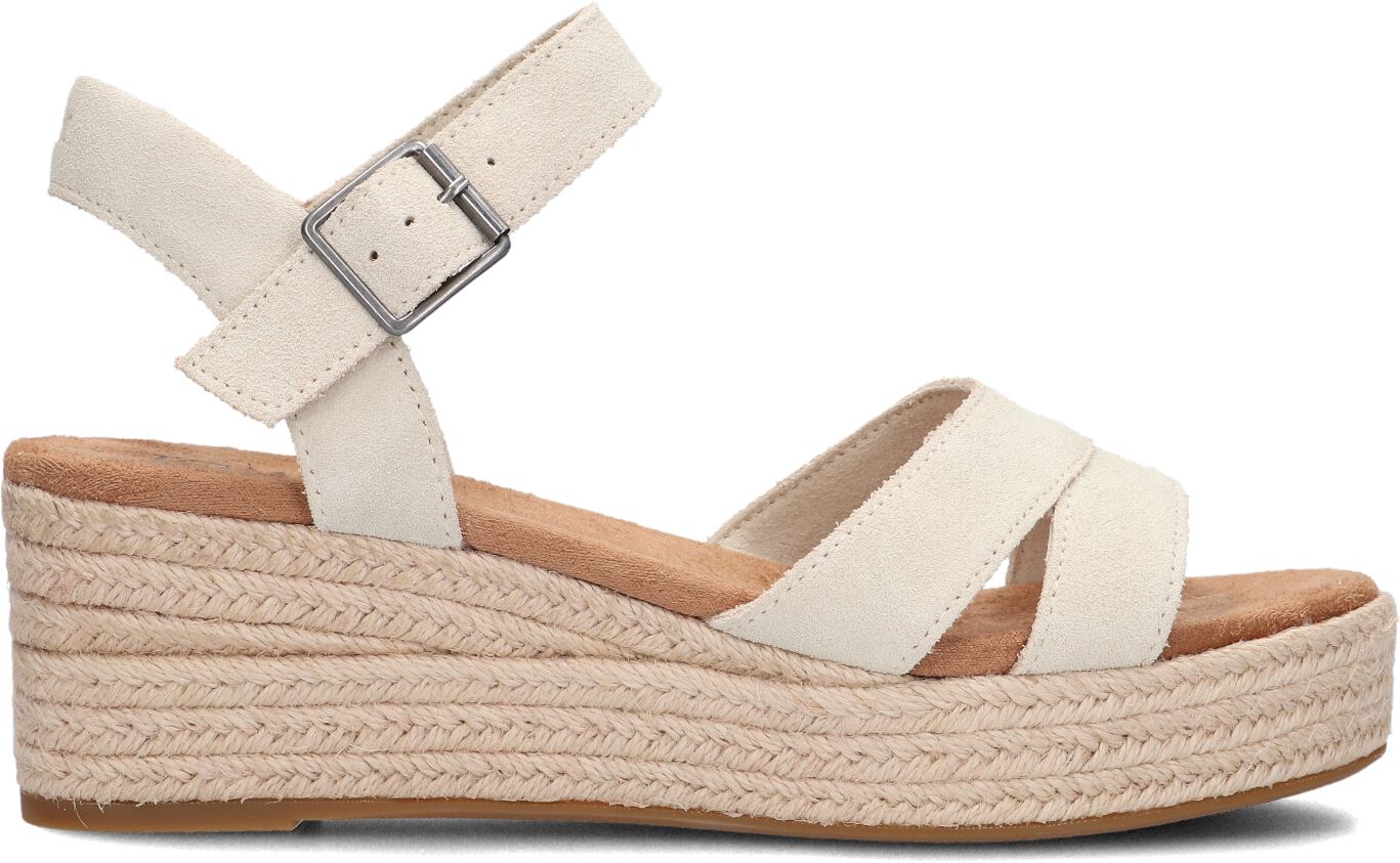 Toms Sandalen
Dames Audrey, Maat: 39, Materiaal: Suède, Kleur: Beige