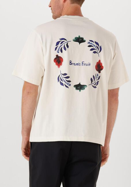 Witte BRAM'S FRUIT T-shirt FLORA TSHIRT - large