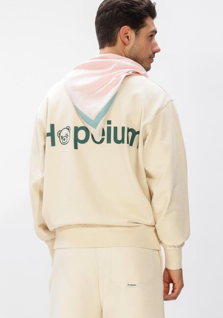 Ecru HOPEIUM Trui LOGO CREW SWEAT - large