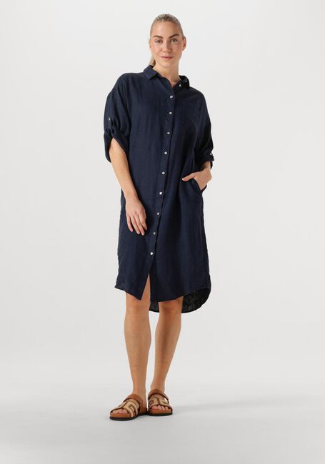 Donkerblauwe BELLAMY Midi jurk FAY - large