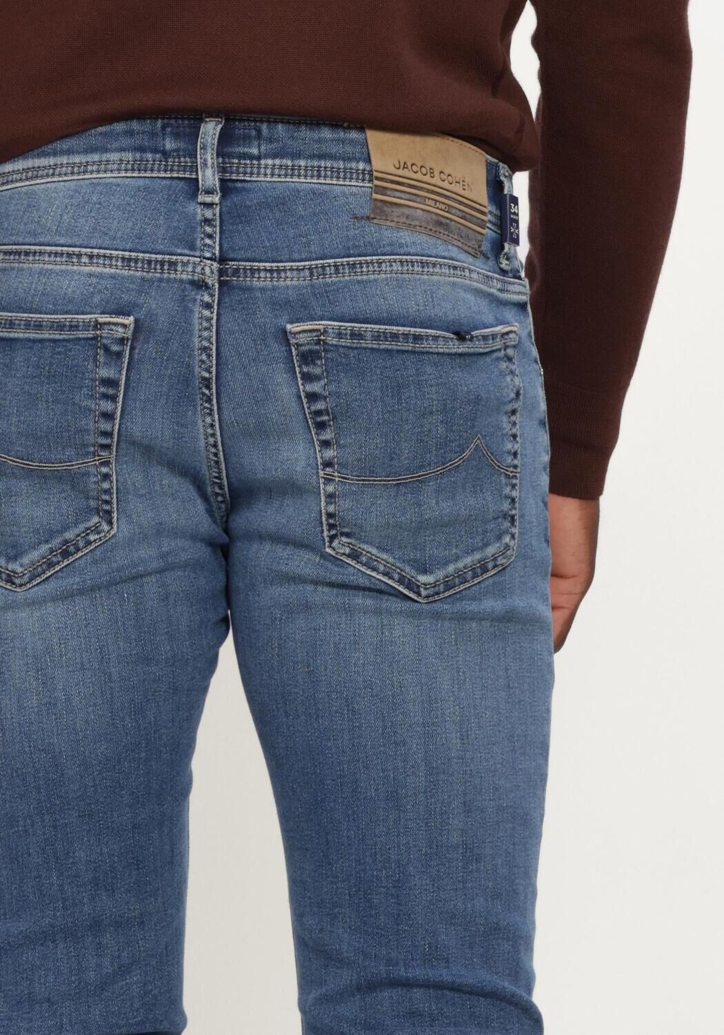 Lichtblauwe JACOB COHEN Slim fit jeans PANT 5 PKT SLIM FIT NICK - large