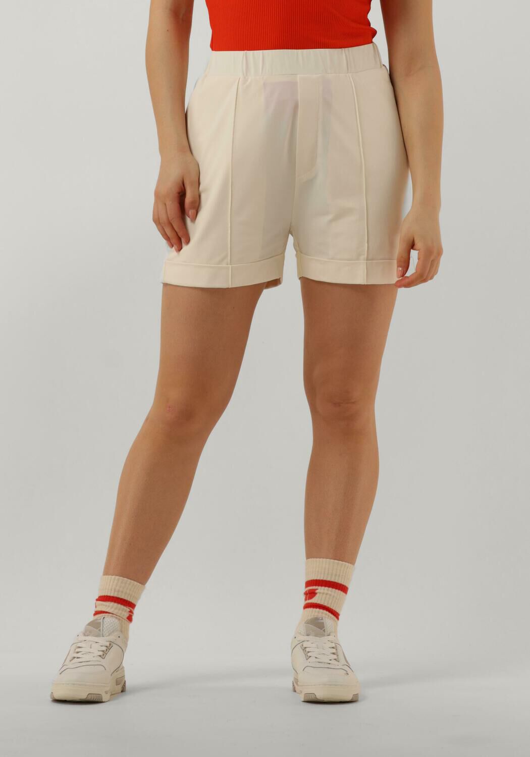 Penn & Ink Bermuda Dames Shorts, Maat: 36, Kleur: Ecru afbeelding 1