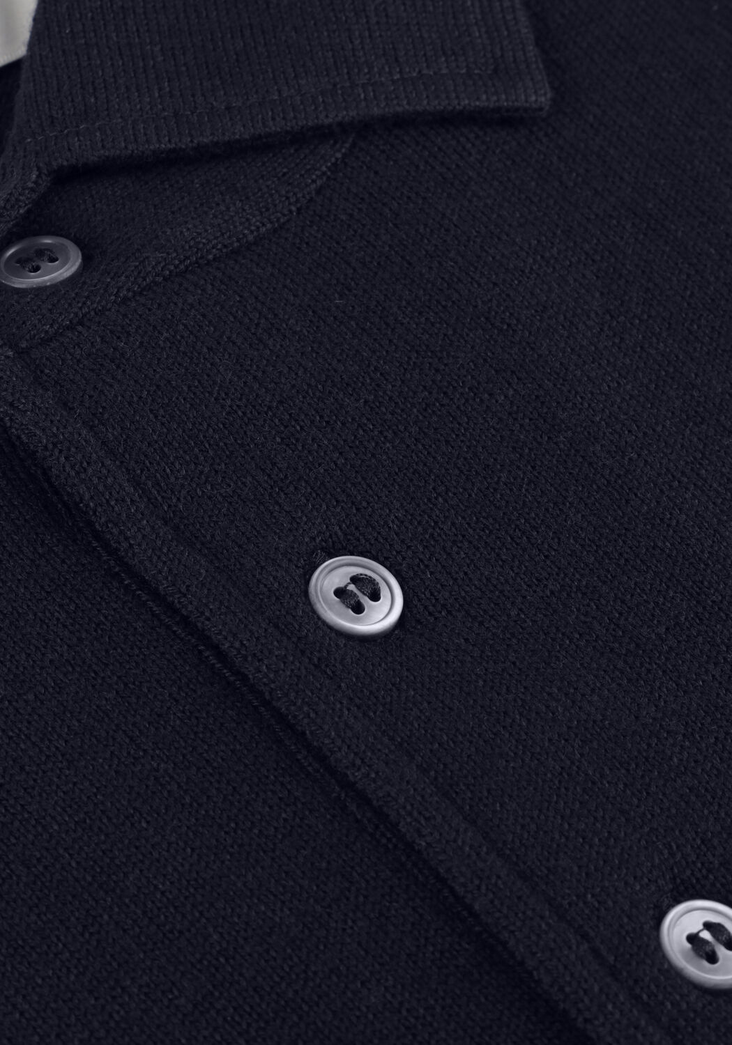 Donkerblauwe GRAN SASSO Polo POLO L SLV - large