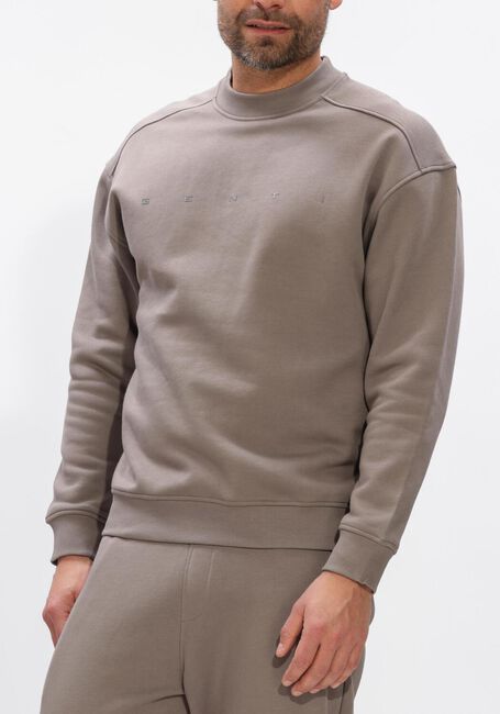 Taupe GENTI Sweater CREWNECK - large