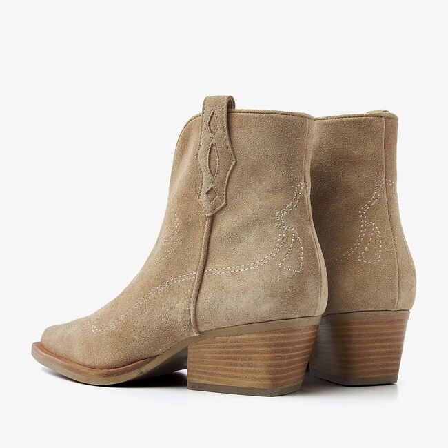 Beige VIA VAI Enkellaarsjes DO OLIVIA - large