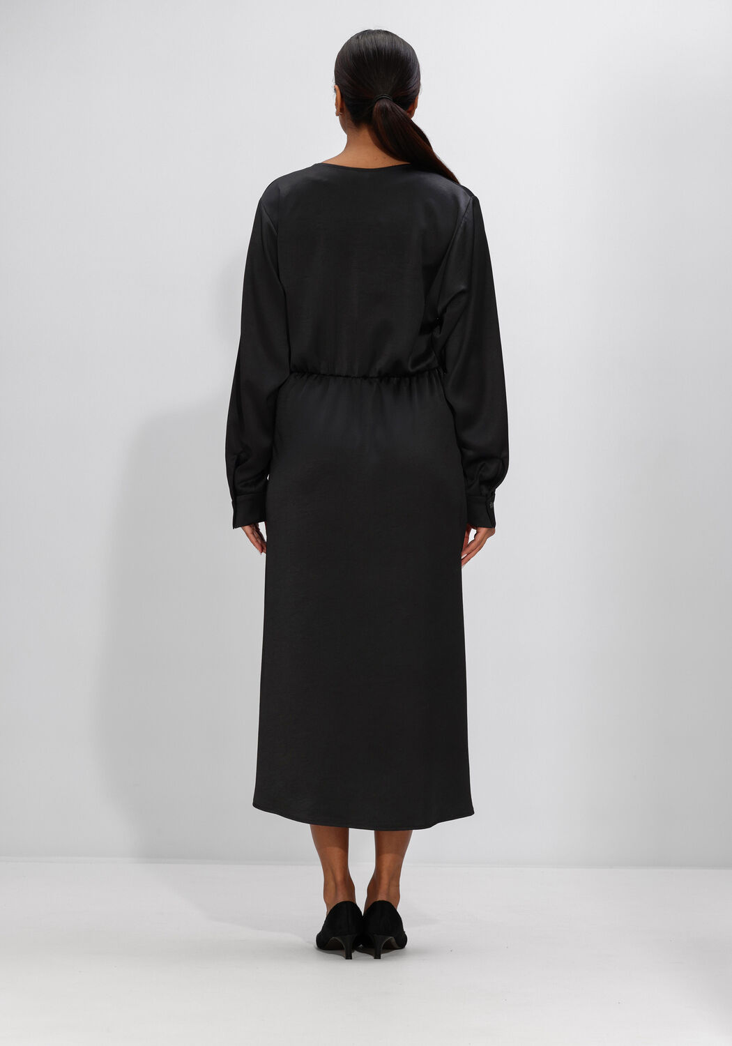 Zwarte RIANI Maxi jurk 636170-4348 - large