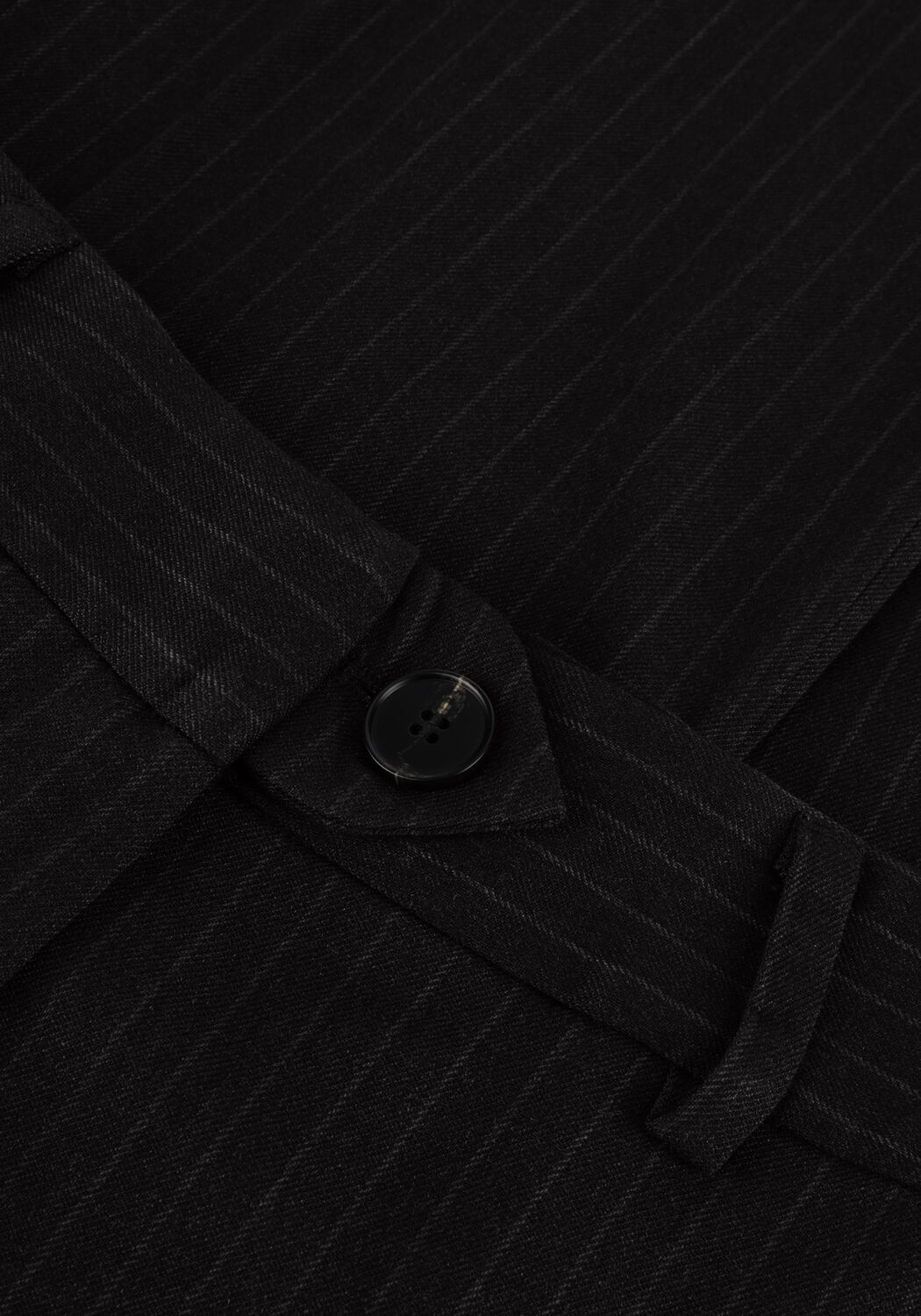 Donkergrijze CO'COUTURE Pantalon IDA PIN WIDE PANT - large