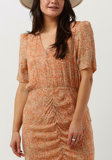 Oranje SECOND FEMALE Mini jurk MORA MINI DRESS - large