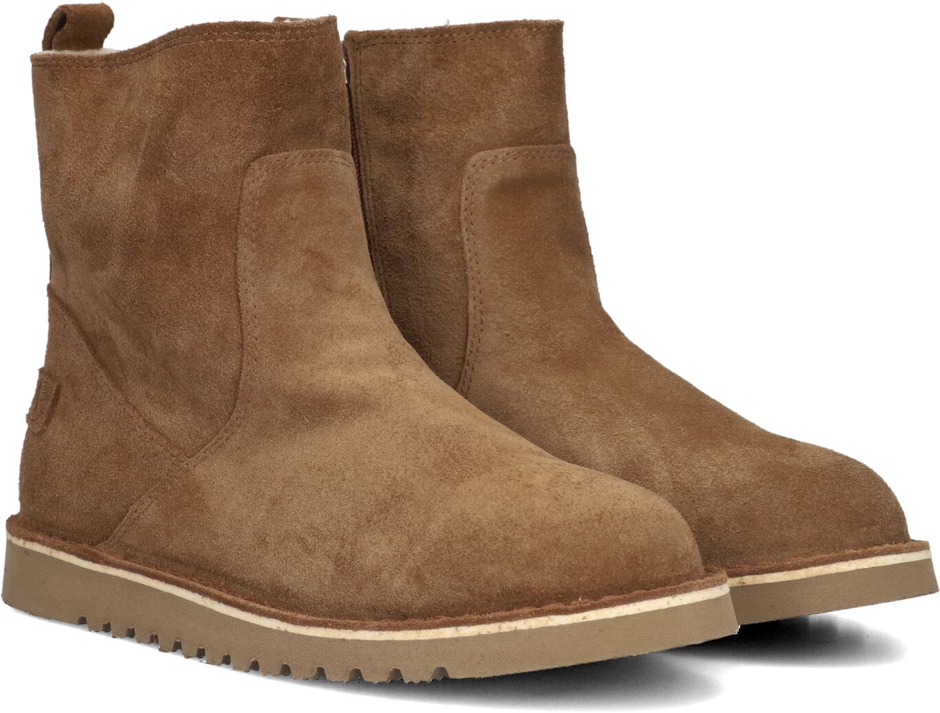 Ayana Enkelboots Dames 2427, Maat: 36, Materiaal: Suède, Kleur: Cognac