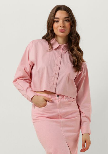 Roze CO'COUTURE Blouses COTTON CRISP CROPPED SHIRT - large