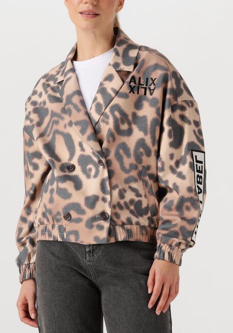 Multi ALIX THE LABEL Jack LADIES WOVEN JAGUAR BOMBER - large