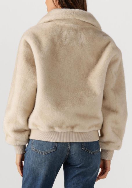 Creme ALTER EGO Teddy jas LINN - large