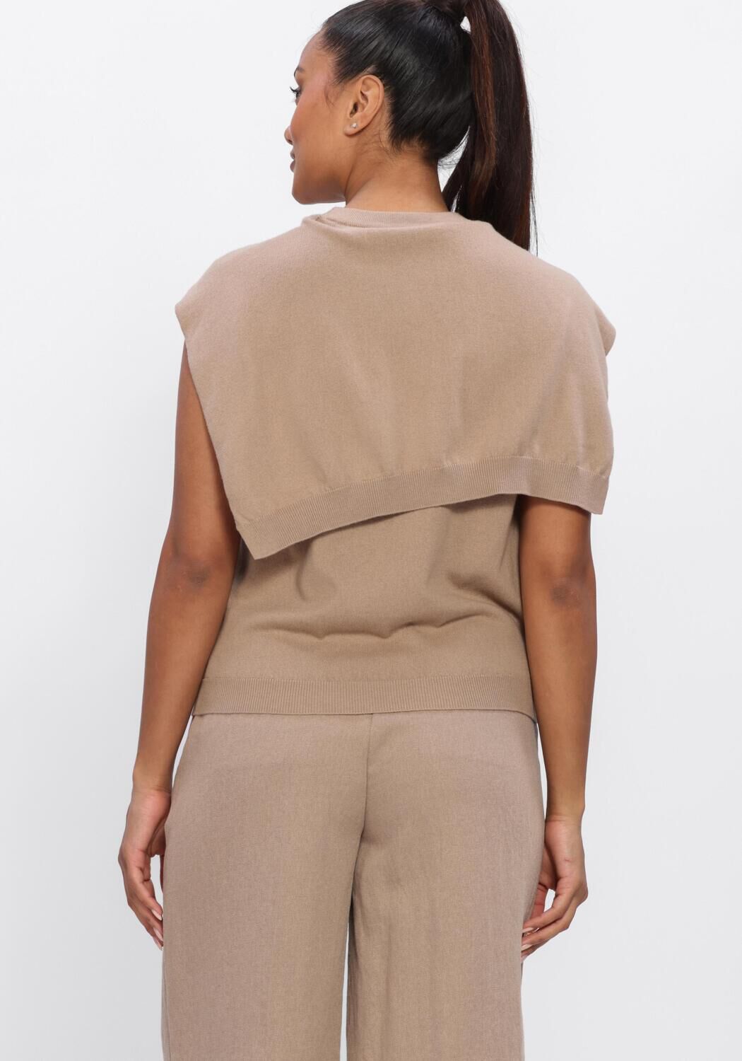 Creme DANTE6 Top DOUBLE LAYERD SWEAT - large