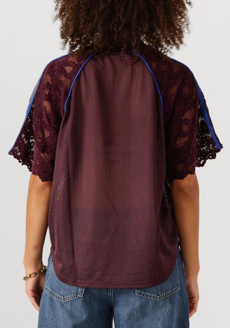 Bordeaux CO'COUTURE Top TREYCC LACE TEE - large