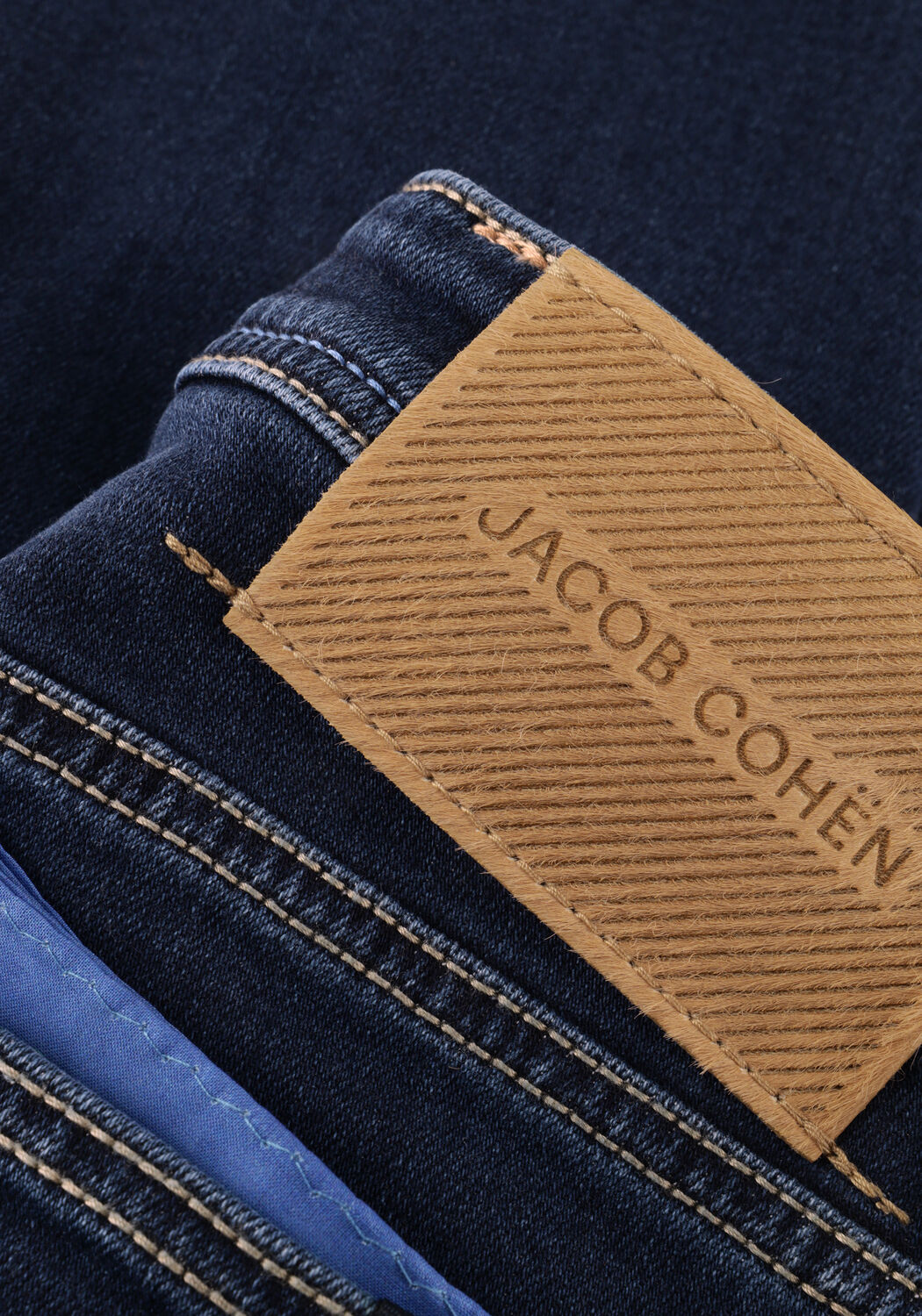 Donkerblauwe JACOB COHEN Straight leg jeans PANT 5 PKT SUPER SLIM FIT NICK SLIM - large