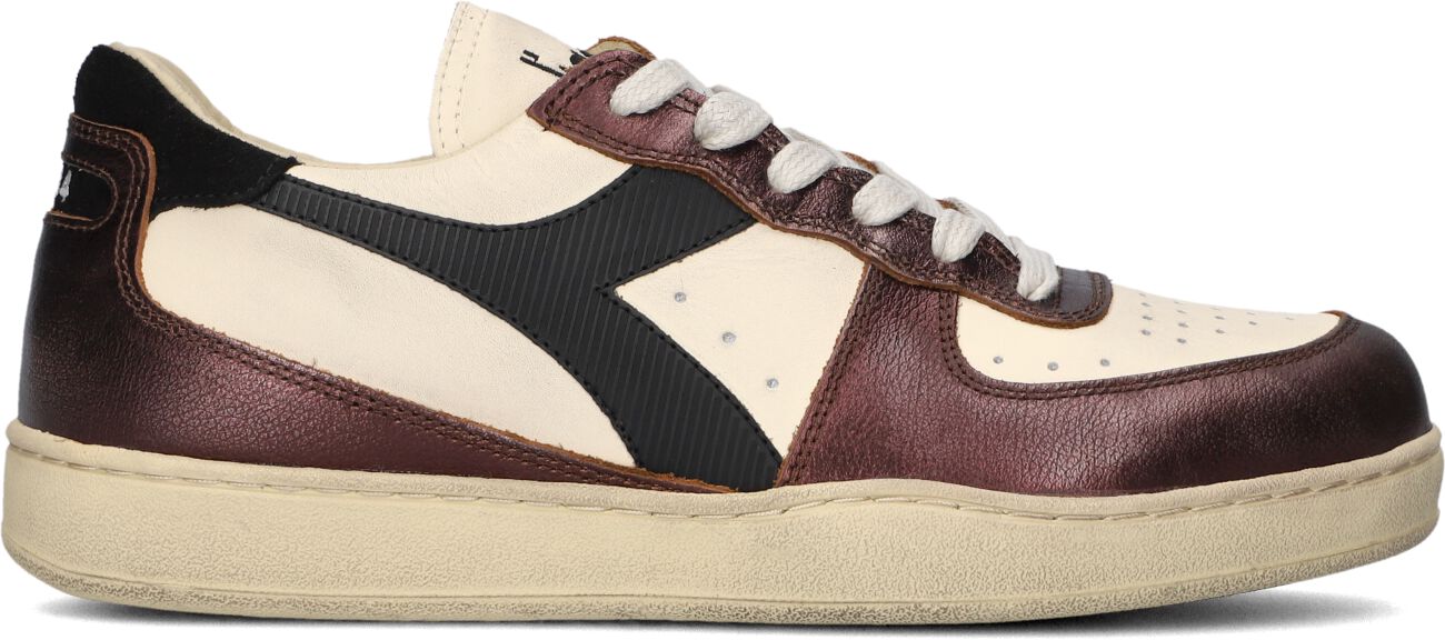 Diadora Hoge Sneakers Dames Met Basket Sneaker, Maat: 40, Materiaal: Leer, Kleur: Bruin