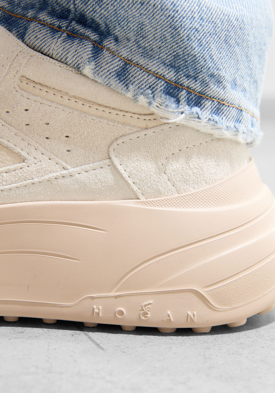 Beige HOGAN Lage sneakers H669 ALLACCIATO H - large