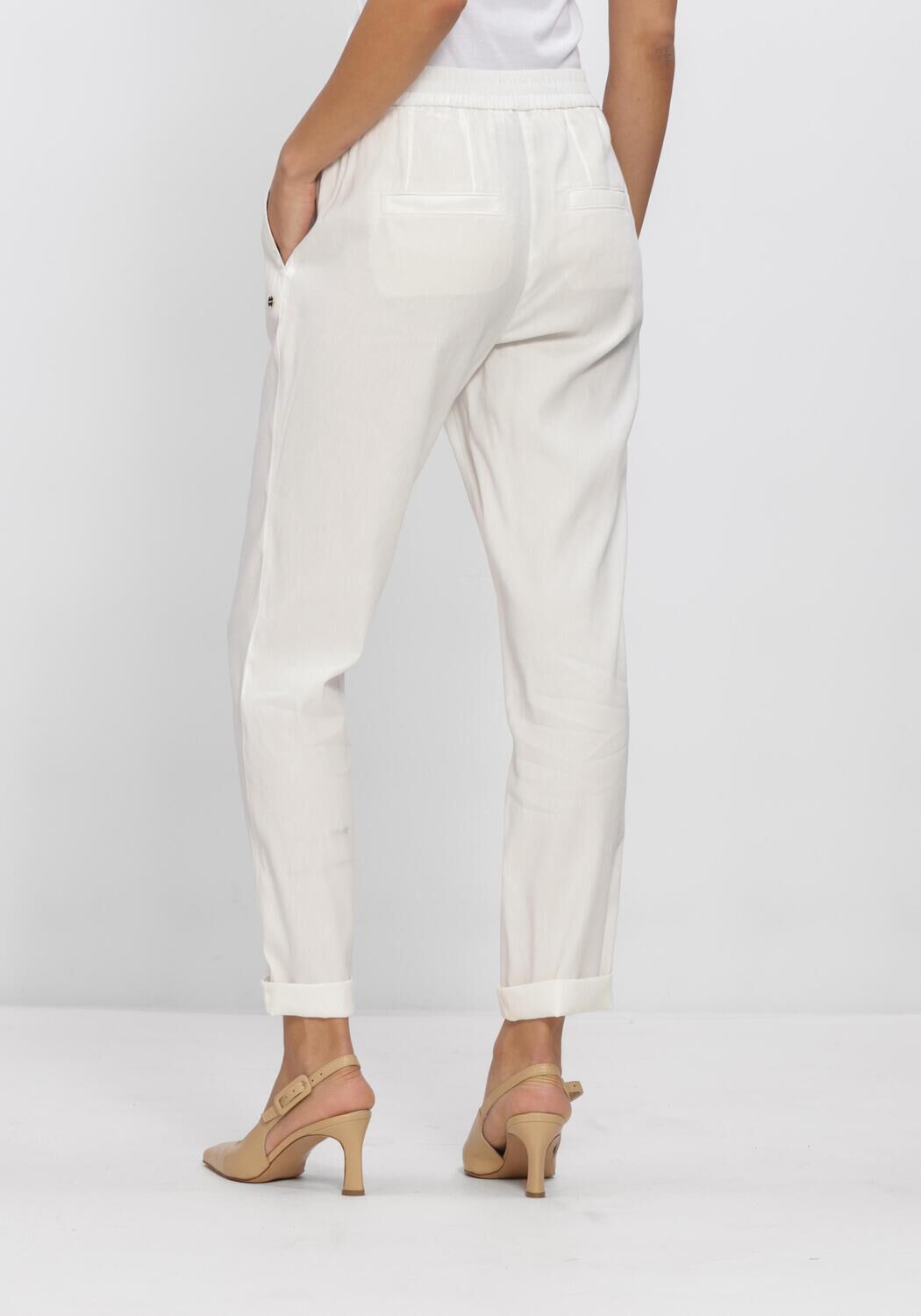 Gebroken wit MARC CAIN COLLECTION Pantalon AC81.59W70 - large