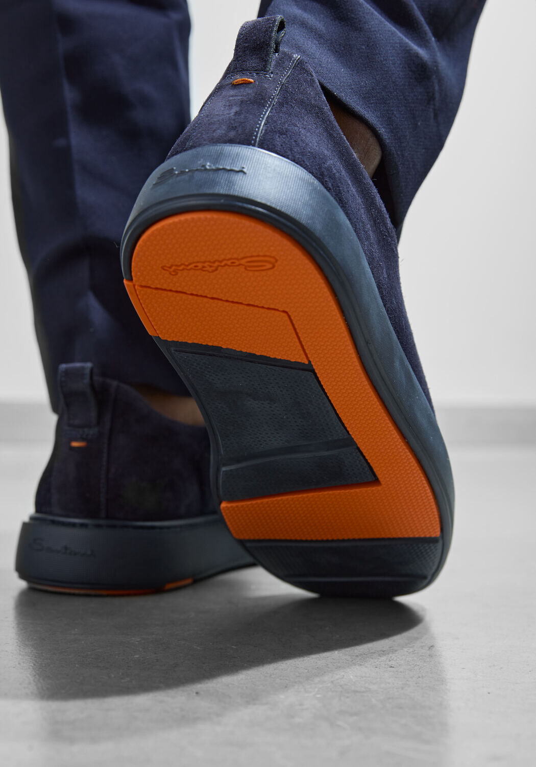 Blauwe SANTONI Lage sneakers 21995 - large