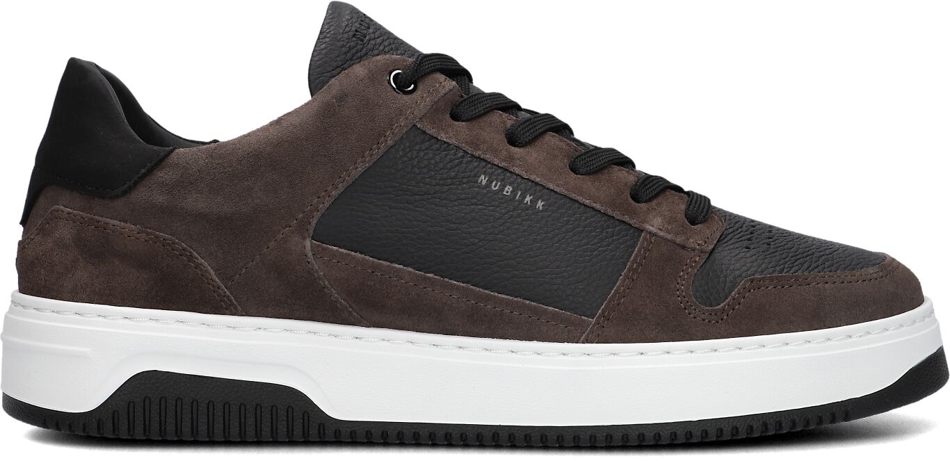 Nubikk Lage Sneakers Heren Basket Court Heren, Maat: 41, Materiaal: Nubuck, Kleur: Zwart