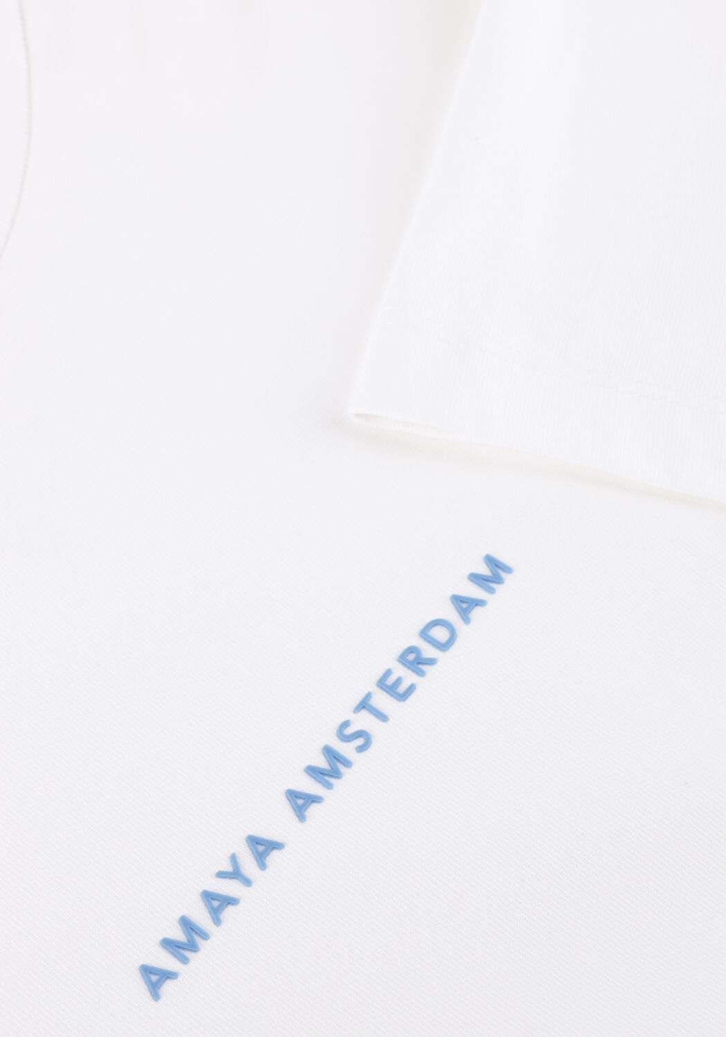 Witte AMAYA AMSTERDAM T-shirt BAYLIE LOGO - large