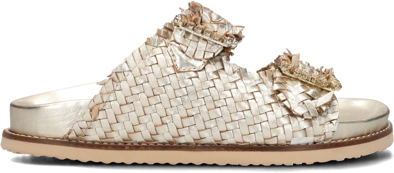 Lina Locchi Slippers
Dames L1284, Maat: 40, Materiaal: Leer, Kleur: Goud