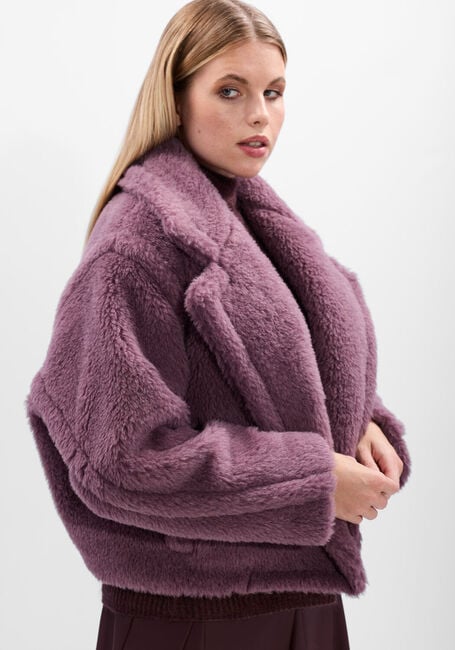 Paarse MAX MARA Teddy jas OGGERI 2511081061600 - large