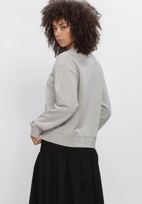 Lichtgrijze CLOSED Sweater EMBROIDERED SWEATSHIRT - large