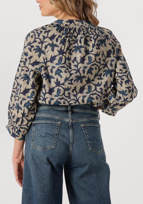 Multi SUMMUM Blouses 3/4 SLEEVE TOP BLOCK PRINT - large