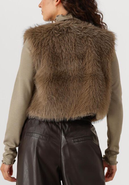 Taupe AIMEE THE LABEL Gilet ISLA - large