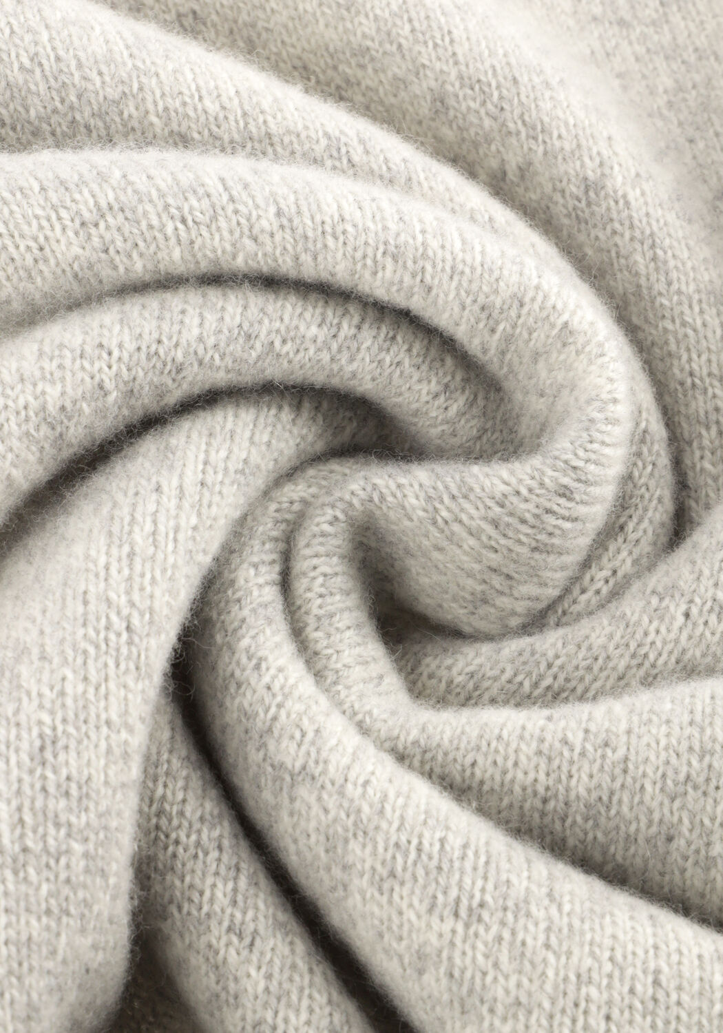 Grijze FILIPPO DE LAURENTIIS Trui G.COLLO ML LANA CASHMERE - large