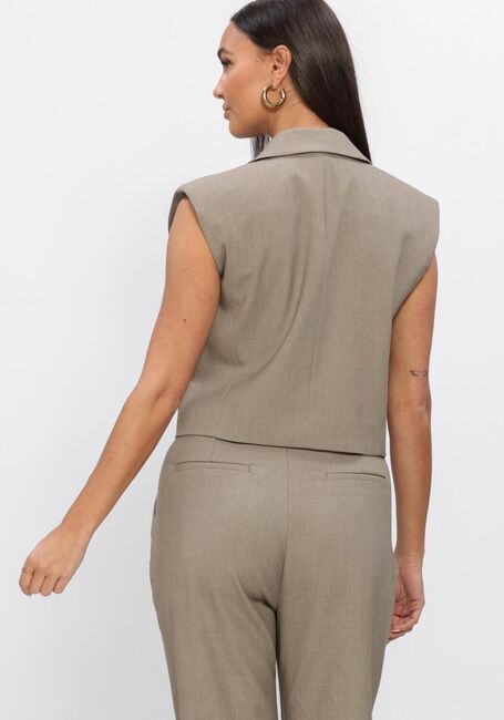 Taupe COPENHAGEN MUSE Gilet CMTAILOR-SHORT-WAISTCOAT - large