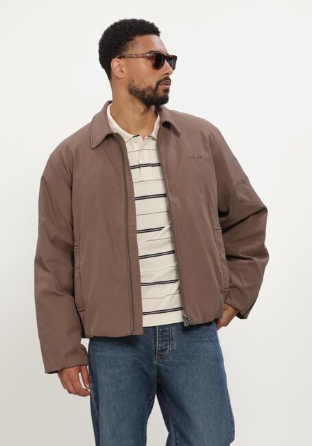 Bruine OLAF HUSSEIN Gewatteerde jas PADDED JACKET - large