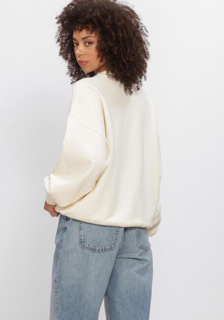 Ecru ANINE BING Top MILES SWEATSHIRT COLLEGIATE - large