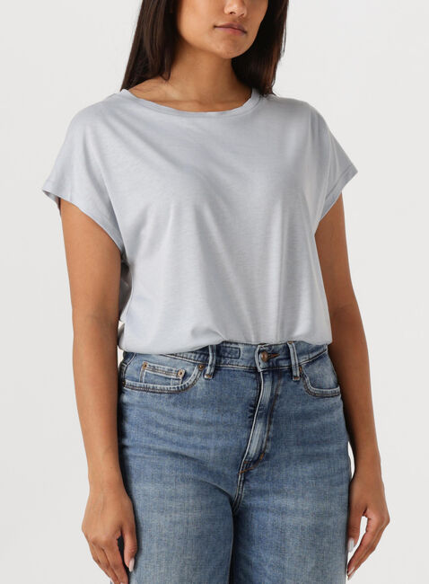 Lichtblauwe DRYKORN T-shirt VANOPE - large