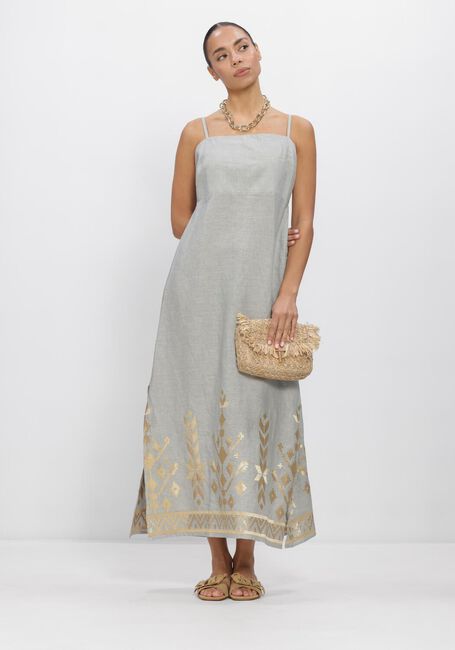 Lichtblauwe GREEK ARCHAIC KORI Maxi jurk S26K-2043211 - large