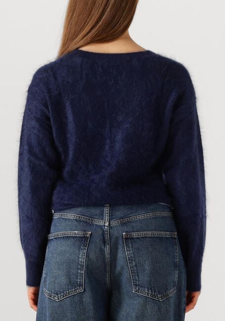 Donkerblauwe ABSOLUT CASHMERE Trui ZOE - large