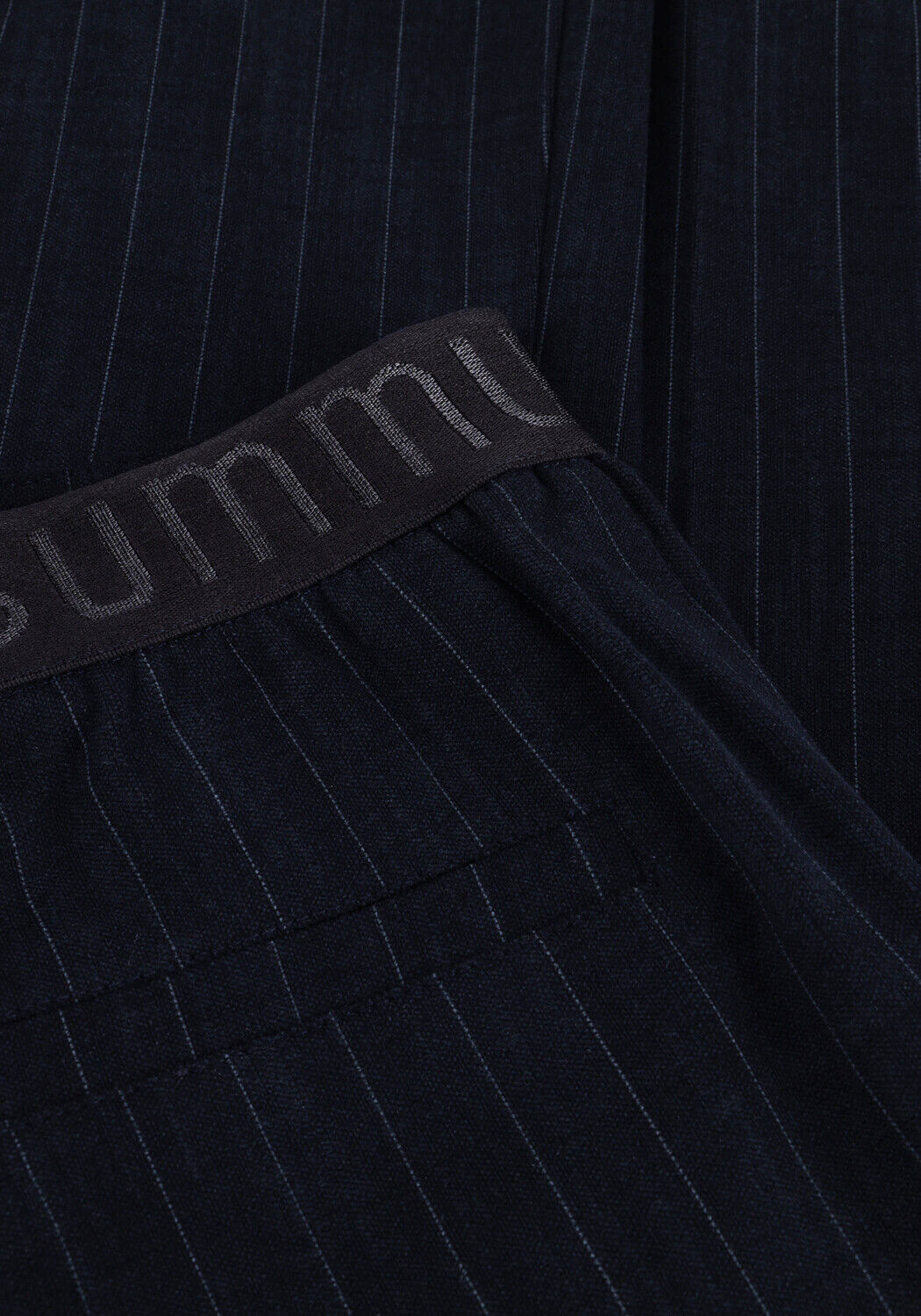 Blauwe SUMMUM Pantalon TROUSERS BOOT CUT PUNTO VINTAGE STRIPE - large