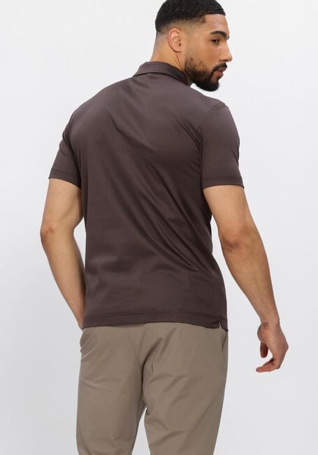 Bruine VALENZA Polo SUPIMA POLO SCHILLER COLLAR S/S - large