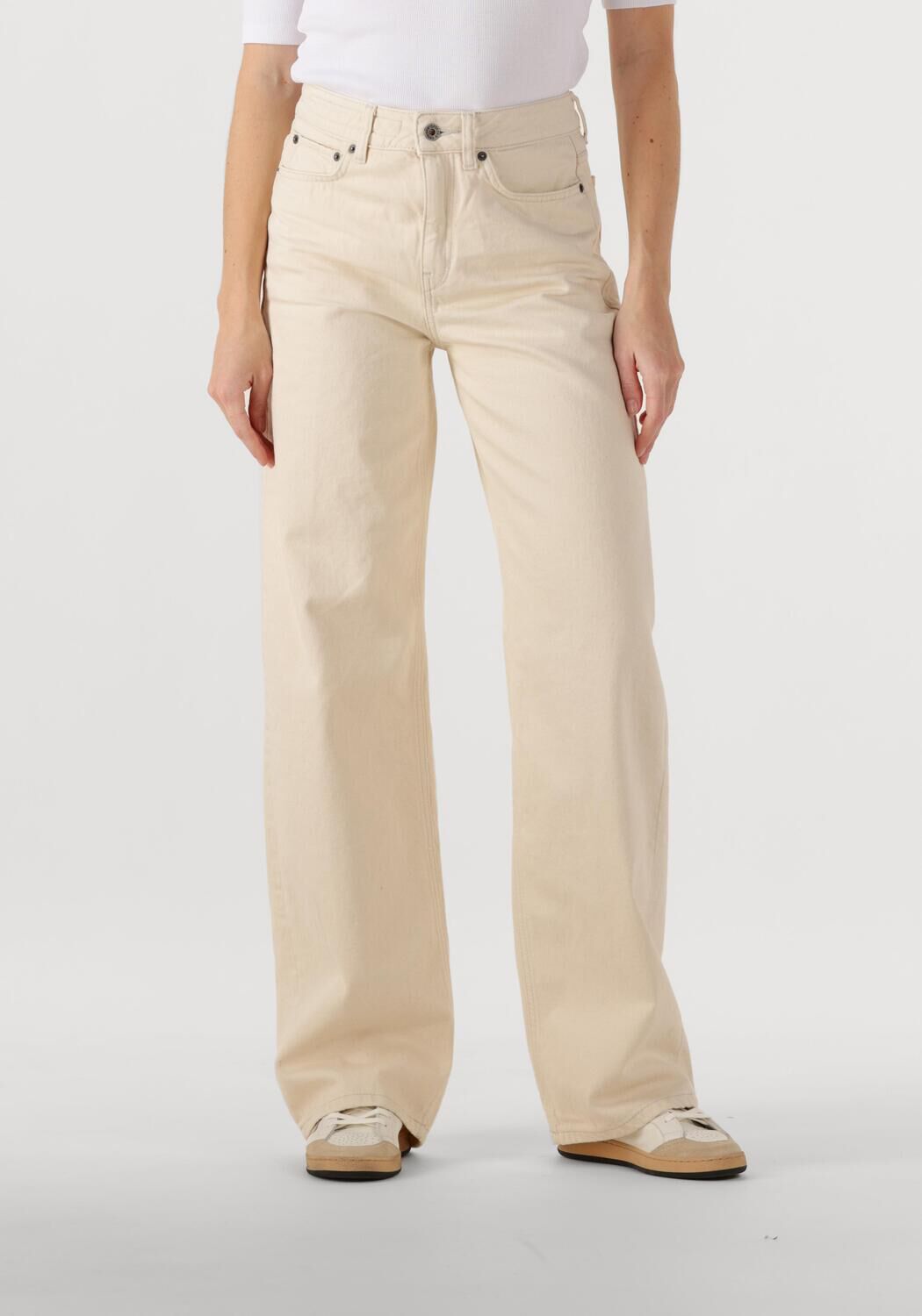 Drykorn Straight Leg Jeans Dames Medley, Maat: 26/34, Kleur: Ecru