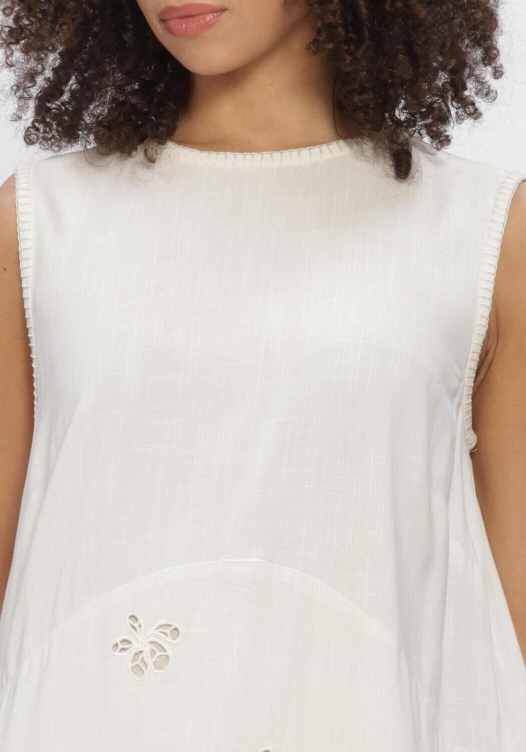 Witte MARC CAIN COLLECTION Jurken AC 21.37 W73 - large