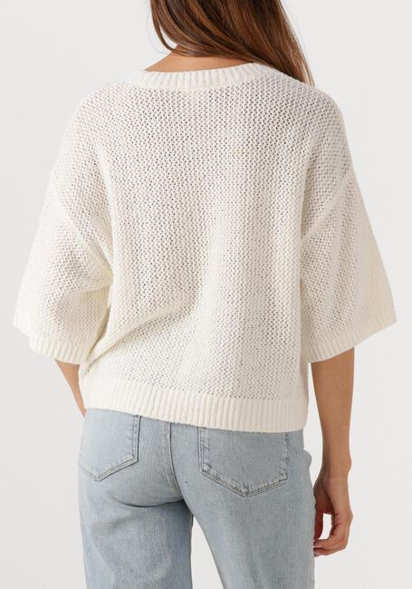 Witte DANTE6 Top YOKO AJOUR KNITTED SWEATER - large