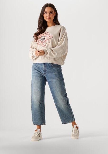 Beige SUMMUM Sweater LONGSLEEVE EMBELLISHED SWEATSHIRT - large