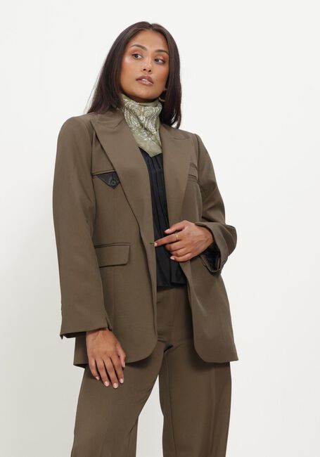 Donkergroene HAUTE L'AMITI&Eacute; Blazer PREMIERE HOOK BLAZER - large