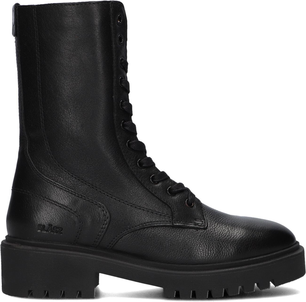 Blasz Veterboots Dames P7337, Maat: 36, Materiaal: Leer, Kleur: Zwart