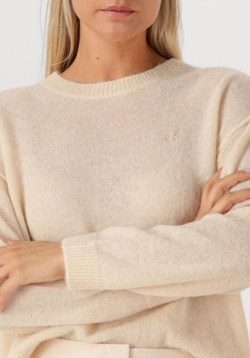 Ecru DANTE6 Trui ARIAMA CREWNECK SWEATER - large